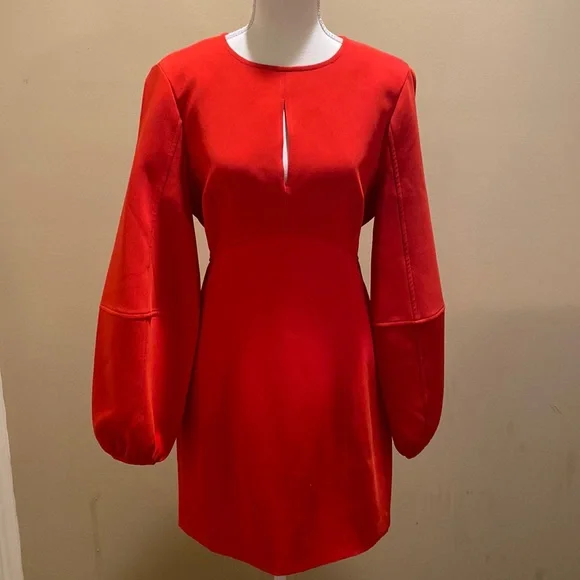 Cinq à Sept Bell Sleeve Mini Danica Dress - Picture 1 of 7